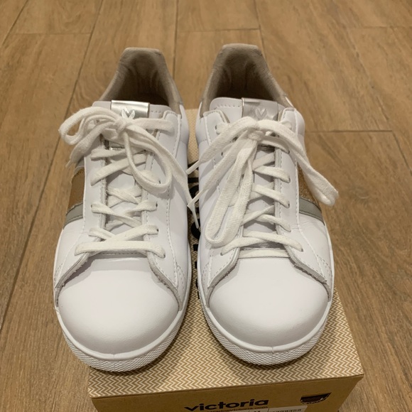 Victoria metallic band sneakers size 7 - Picture 2 of 16